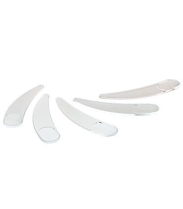 Cosmetic spatula, transparent