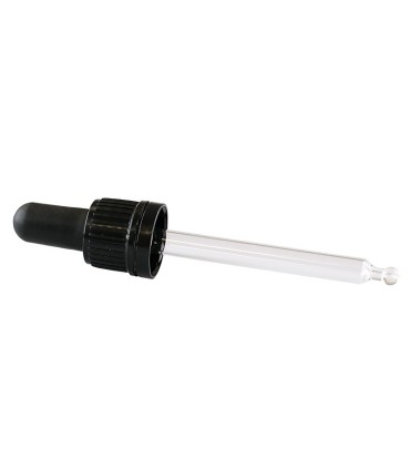 Glass Dropper Pipette for 50 ml DIN18 glass bottles