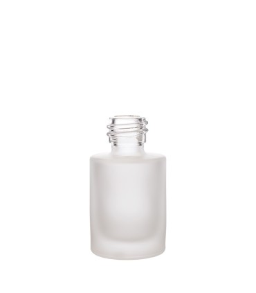 Glass bottle Laura Frosted, 15 ml