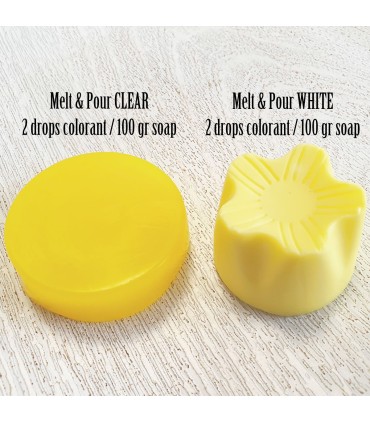 Yellow soap colour