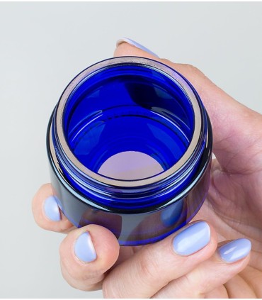 Ele Blue glass jar 50 ml