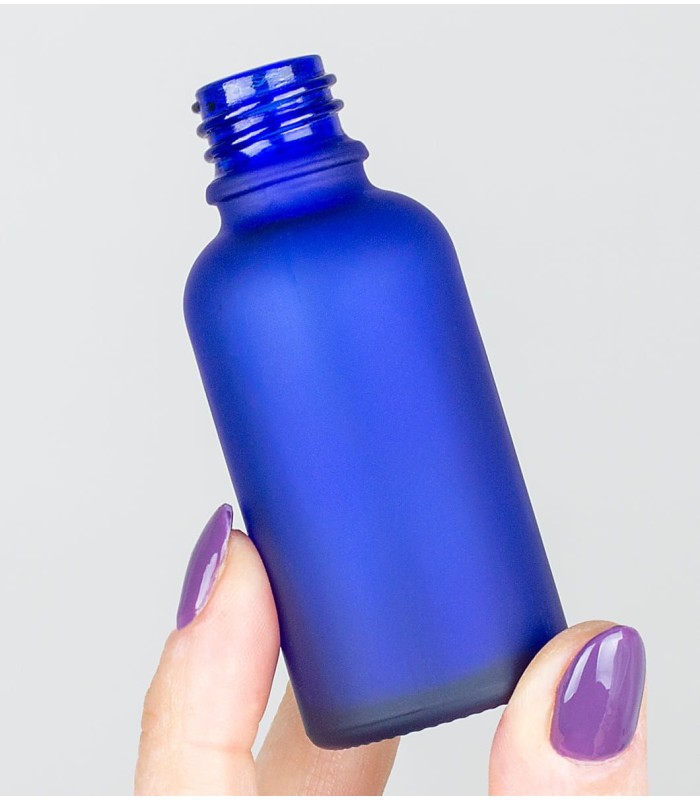 Ele Blue matt glass bottle 30 ml