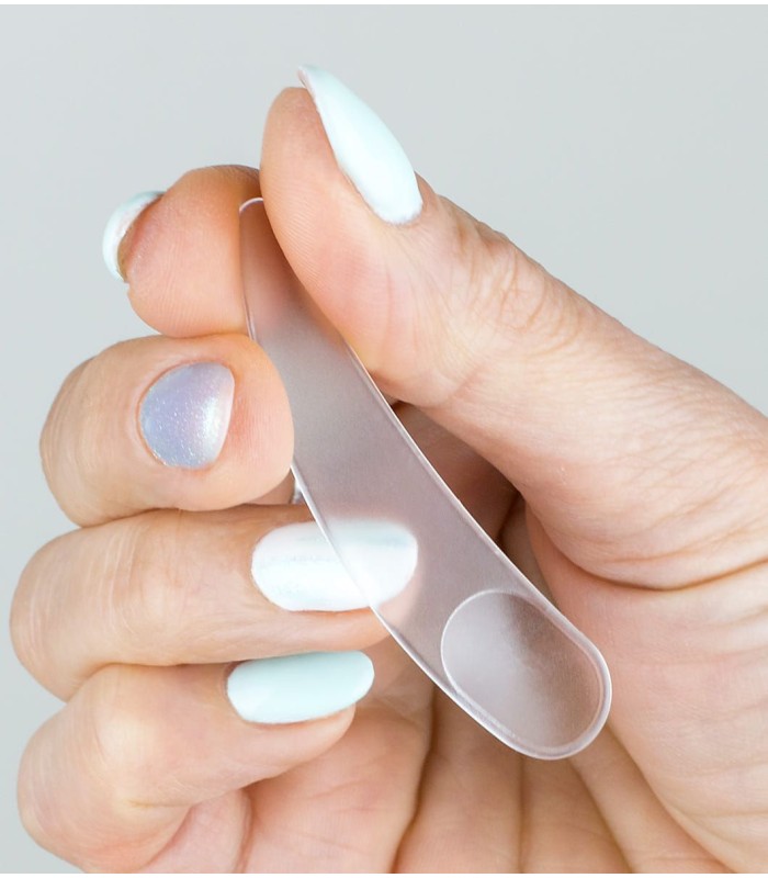 Cosmetic spatula, transparent