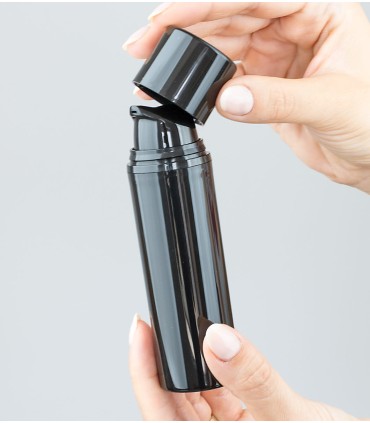 Pump and cap for Airless Lyra Black bottles