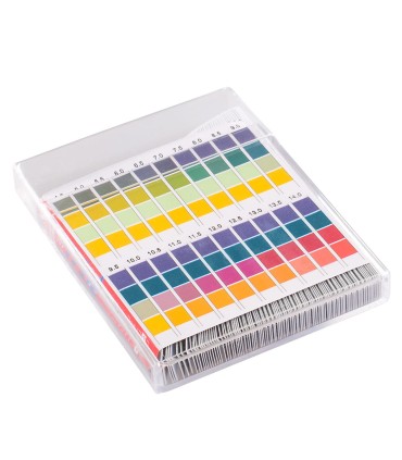 pH indicator 1-14 precision, box of 100 strips