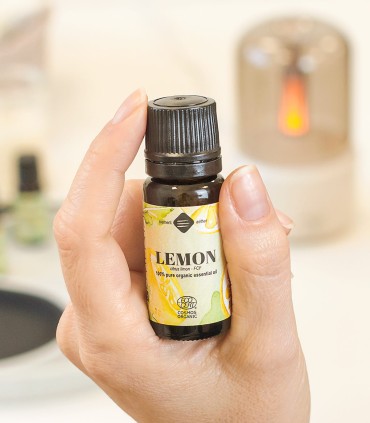 Lemon, pure essential oil, furanocoumarin-free (citrus limon)