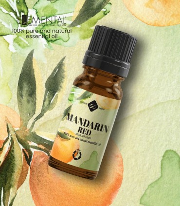 Mandarin red essential oil, pure and natural (citrus reticulata)